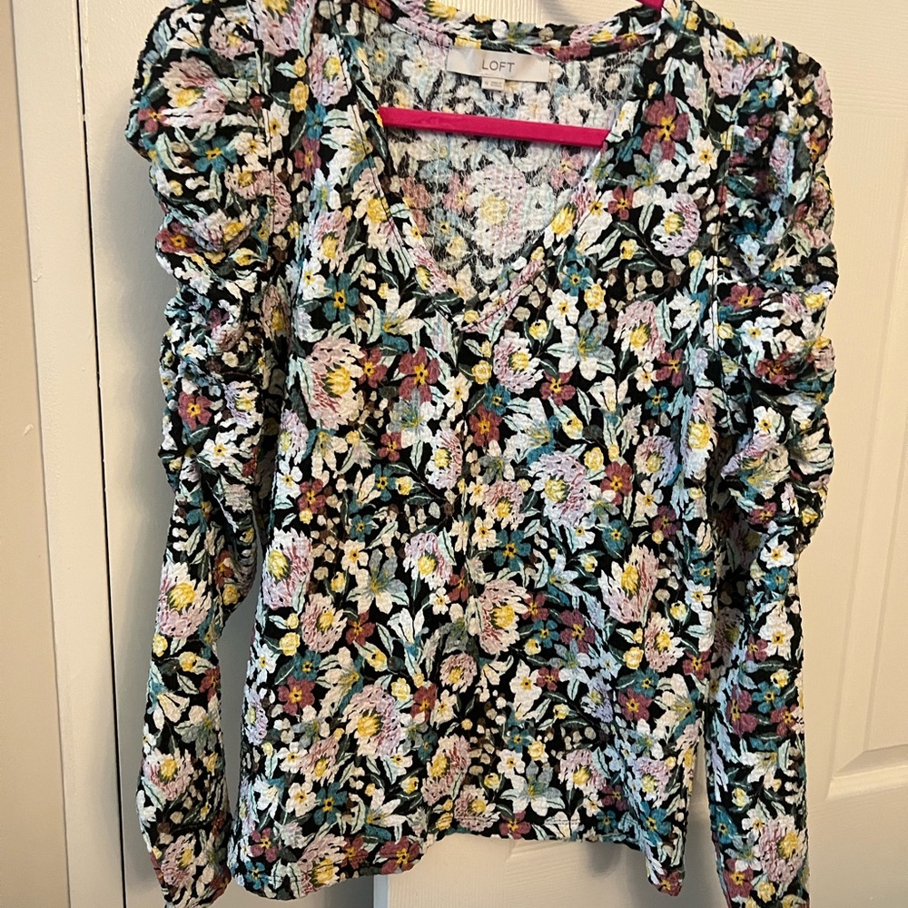 LOFT Floral Women's Top - Multicolor